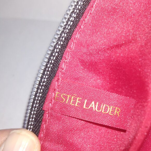 Red Crocodile Estee Lauder Slim Travel Case - Picture 4 of 5